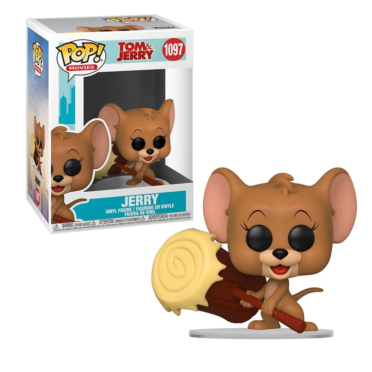Игровая фигурка Funko Pop! ДЖЕРРИ (Jerry) Tom&Jerry #1097, бренду Funko - 2 - KUBIX 