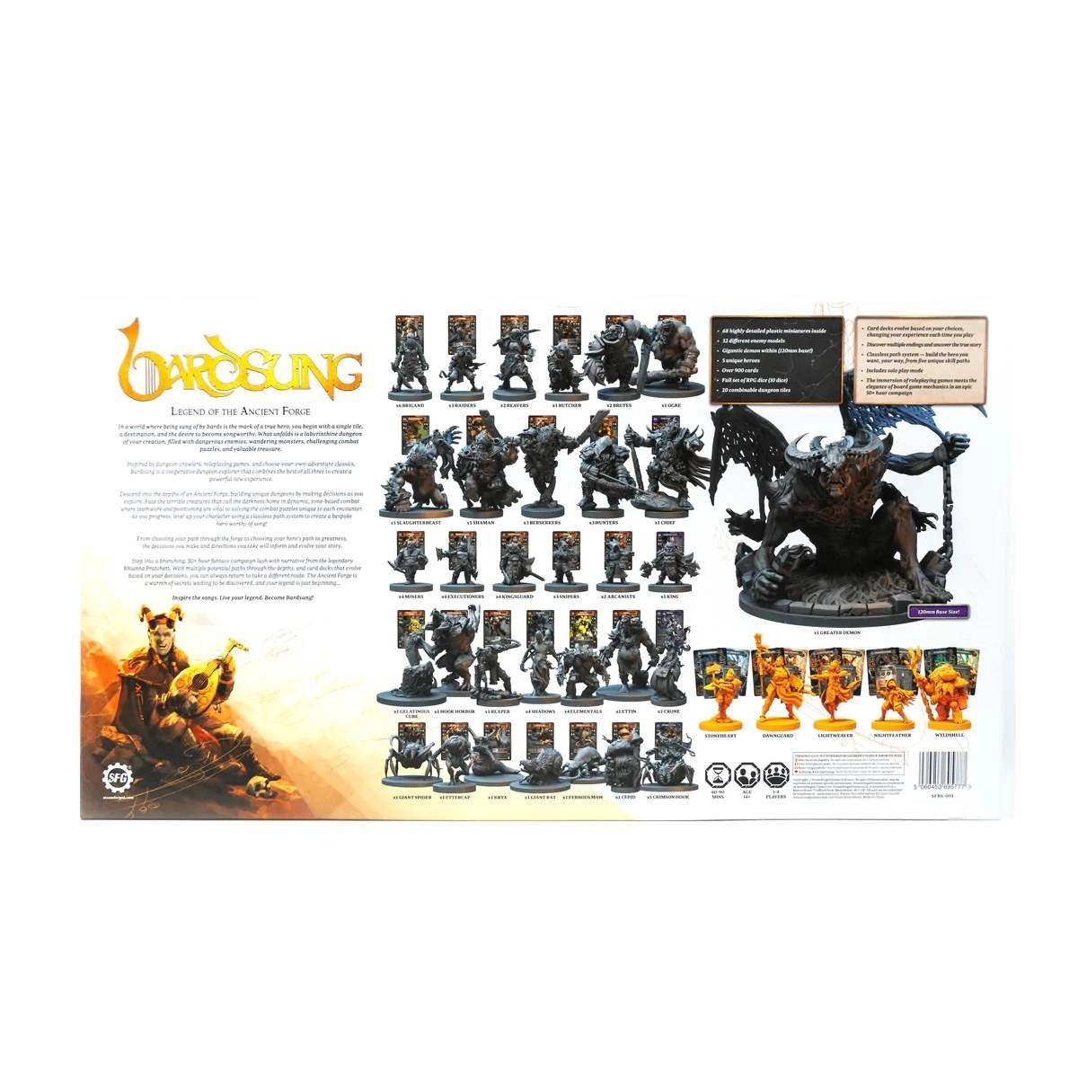 Настільна гра Bardsung: Легенди Древньої Кузні (Bardsung: Legend of the Ancient Forge) (EN), бренду Steamforged Games Ltd., для 1-5 гравців, час гри < 60хв. - 9 - KUBIX 