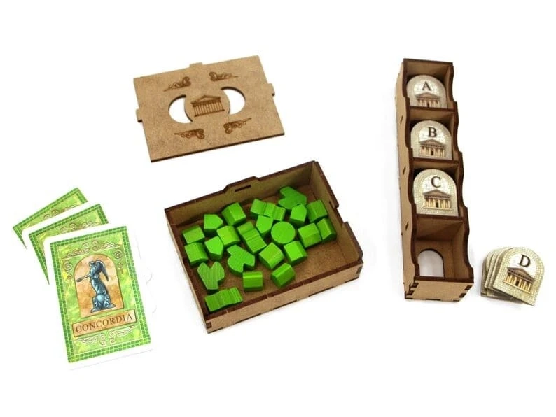 Органайзер для настольной игры Конкордия (Organizer for boardgame Concordia), бренду Tower Rex - 4 - KUBIX 