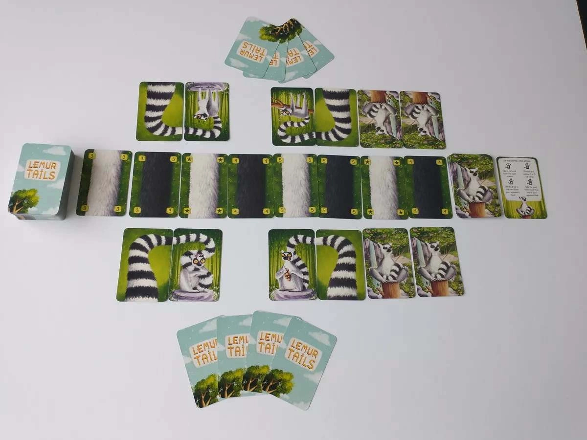 Настільна гра Лемурячі хвости (Lemur Tails), бренду Games 7Days, для 2-2 гравців, час гри < 30хв. - 2 - KUBIX 