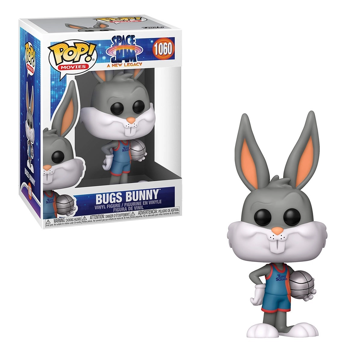 Ігрова фігурка FUNKO POP! БАГЗ БАННІ (Bugs Bunny) Space Jam #1060, бренду Funko - 2 - KUBIX 