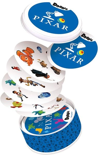 Настольная игра Доббл Пиксар (Dobble Pixar), бренду Asmodee, для 2-5 гравців, час гри < 30мин. - 3 - KUBIX 