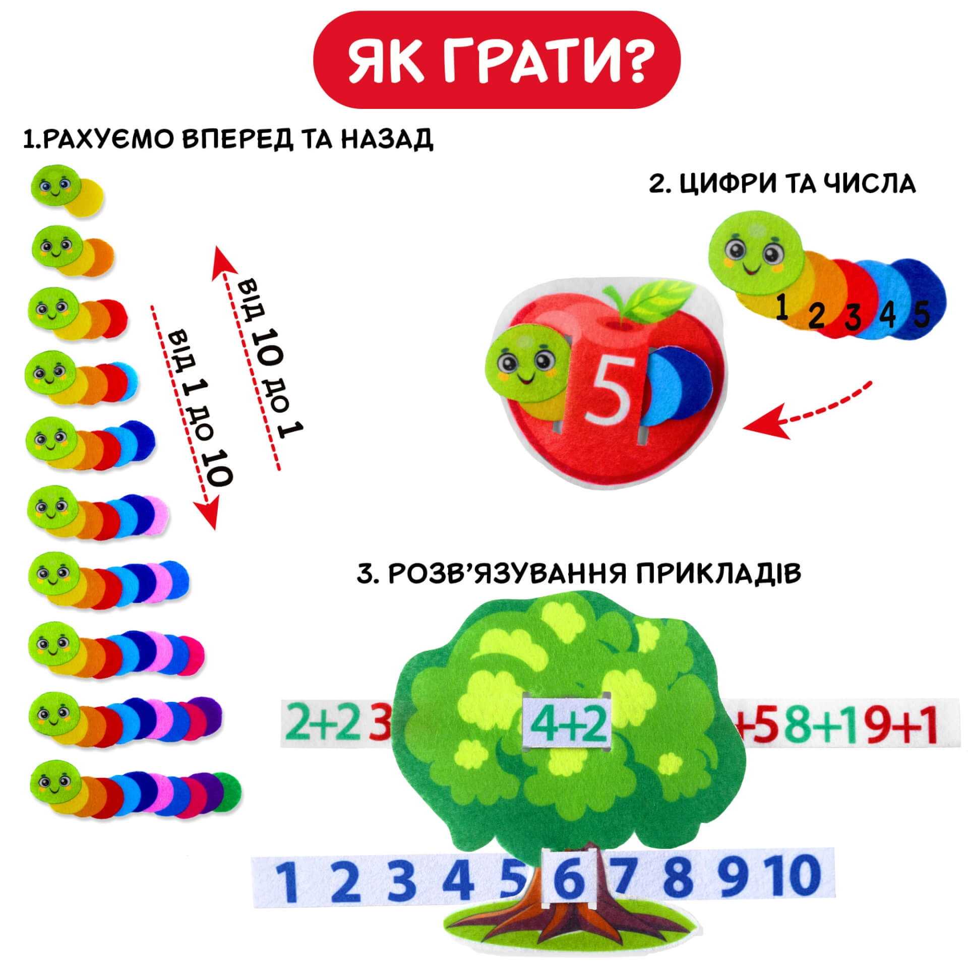 Настільна гра Фруктова математика, бренду Ludum (Magdum), для 1-1 гравців - 4 - KUBIX 
