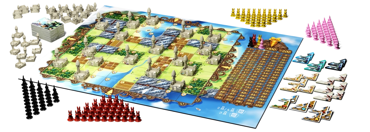 Настільна гра Королівство кроликів (Bunny Kingdom), бренду Geekach Games, для 2-4 гравців, час гри < 60хв. - 3 - KUBIX 