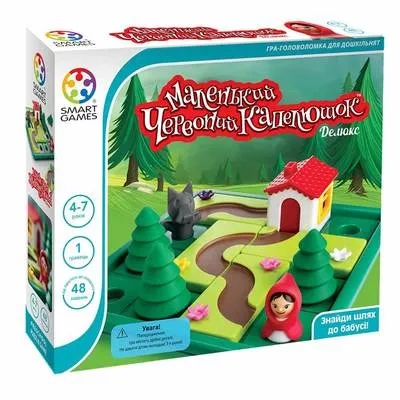 Настольная игра Маленький красный капюшон (Little Red Riding Hood), бренду Smart Games, для 1-1 гравців, час гри < 30мин. - KUBIX