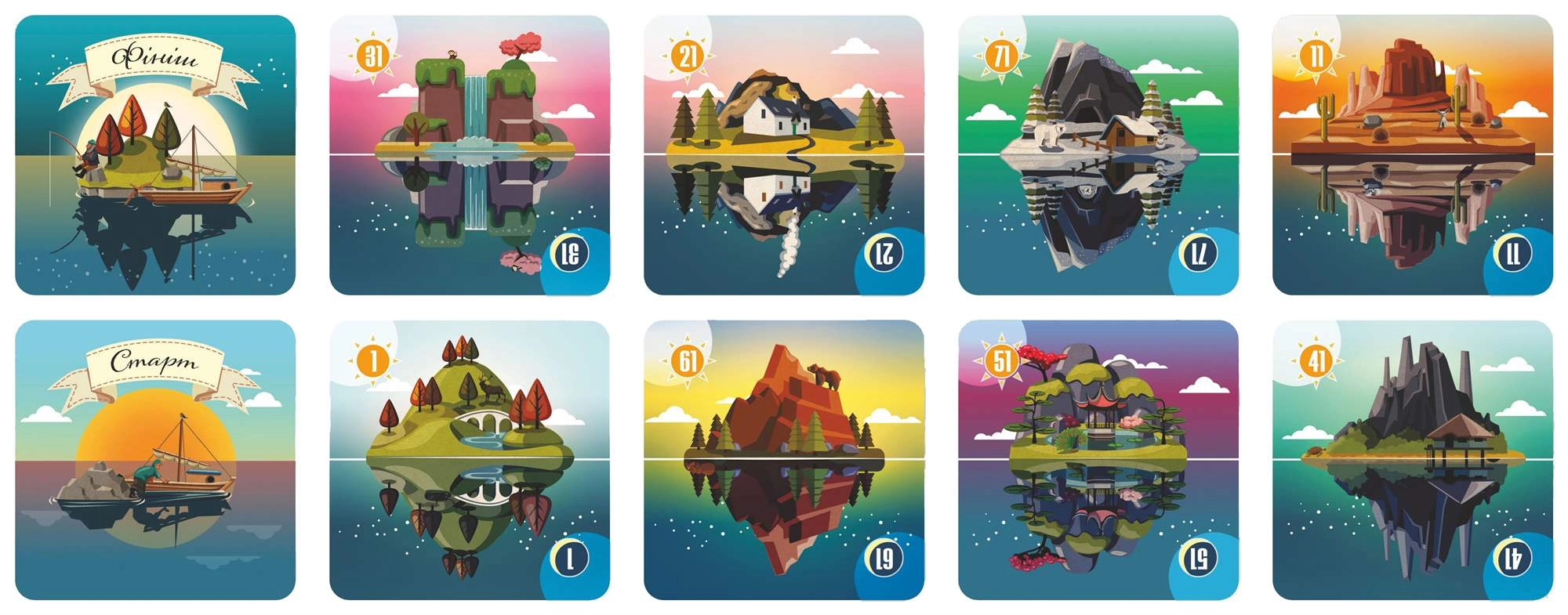Настольная игра Море спокойствия (Tranquillity) , бренду Rozum, для 1-5 гравців, час гри < 30мин. - 7 - KUBIX 