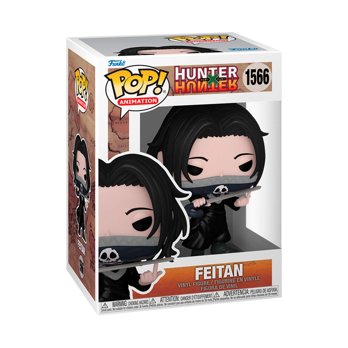 Ігрова фігурка FUNKO POP! ФЕЙТАН (Feitan) Hunter x Hunter: #1566, бренду Funko - 2 - KUBIX 