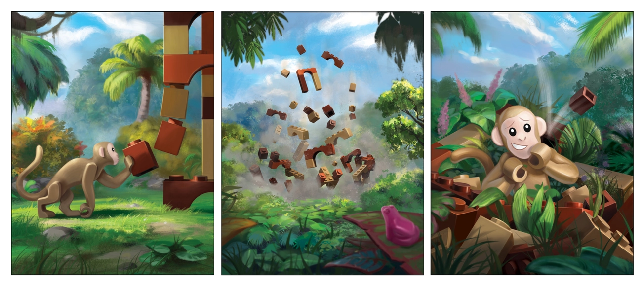Настольная игра «Мавпячий палац» (Monkey Palace), бренду Lord of Boards, для 2-4 гравців, час гри < 60мин. - 5 - KUBIX 