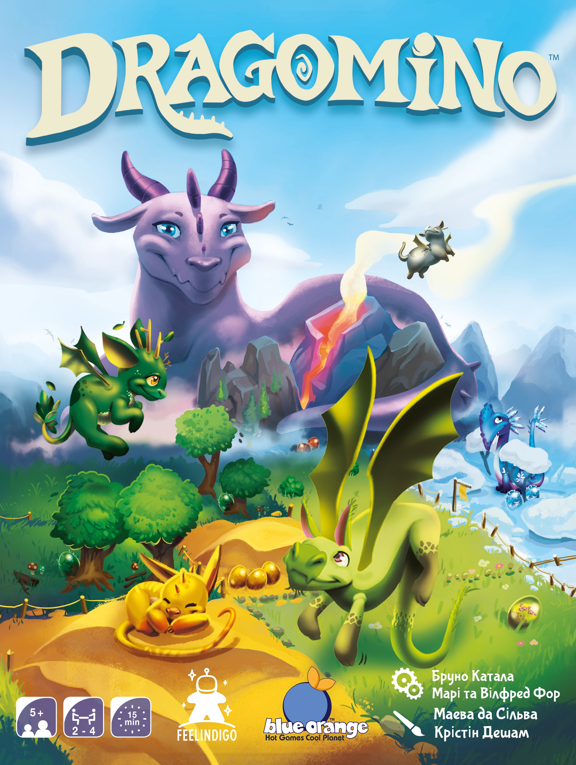 Настольная игра Драгомино (Dragomino), бренду Feelindigo, для 2-4 гравців, час гри < 30мин. - 9 - KUBIX 