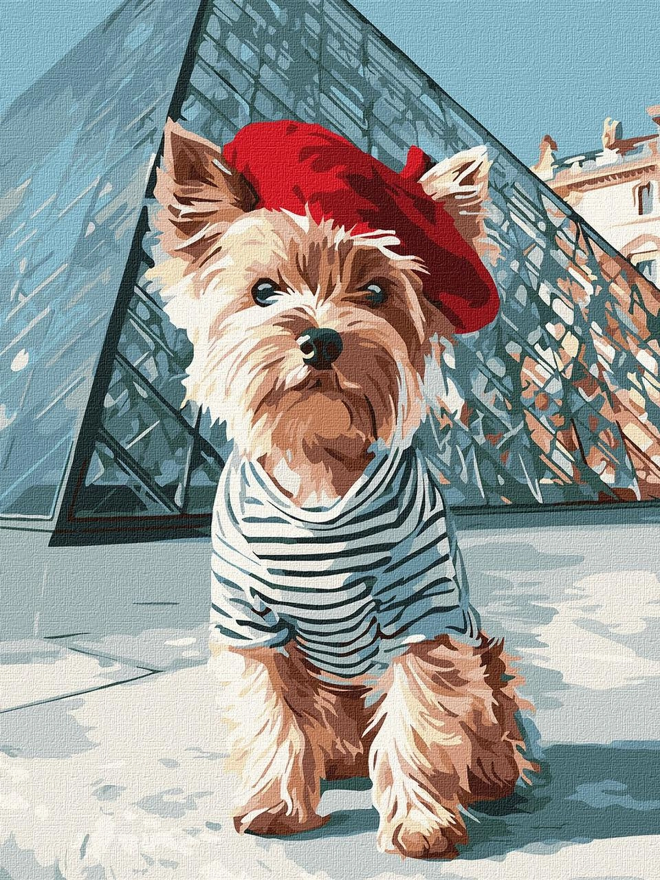 Картина по номерам Йорк у Франції (30х40 см), бренду Ідейка - KUBIX