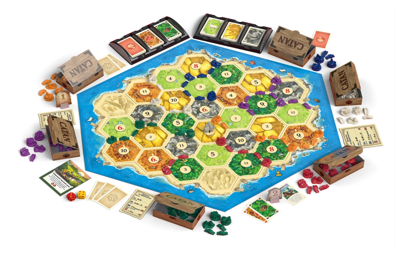 Настольная игра CATAN Дополнение для 5-6 игроков (Catan: 5-6 Player Extension), бренду Rozum, для 3-6 гравців, час гри > 60мин. - 5 - KUBIX 