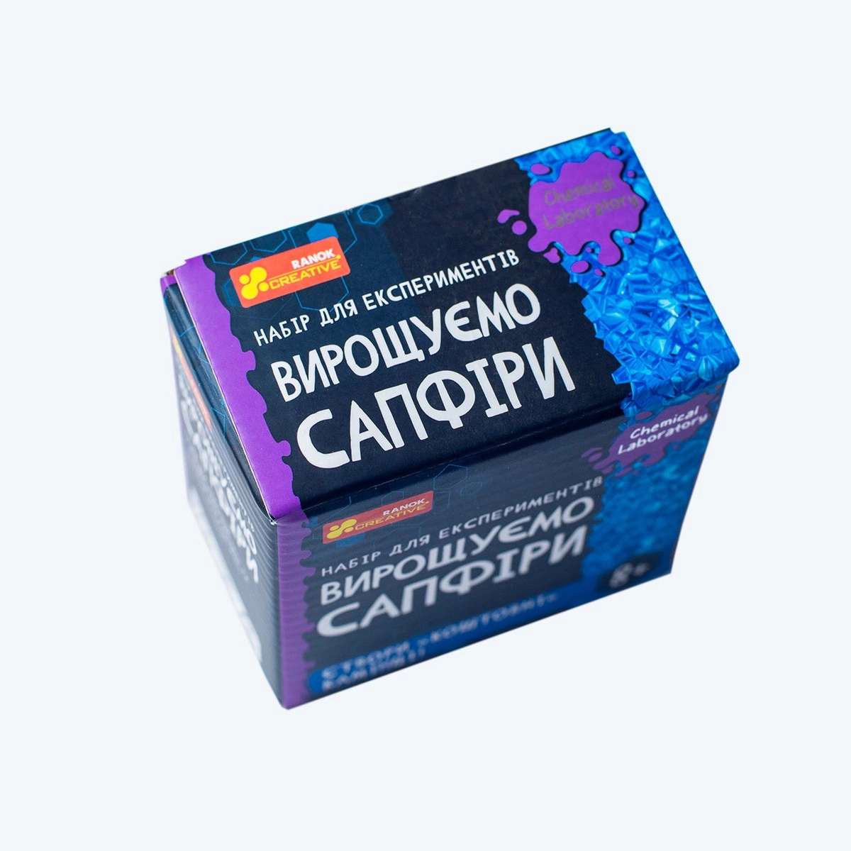 Набір для експериментів Вирощуємо сапфіри, бренду Ранок, для 1-1 гравців - 4 - KUBIX 