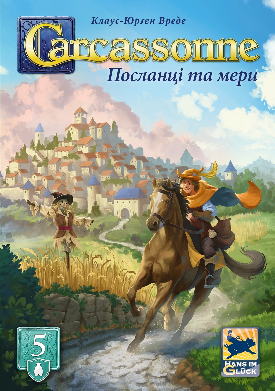 Настольная игра Каркасон №5. Посланники и мэры (Carcassonne: Abbey and Mayor), бренду Feelindigo, для 2-6 гравців, час гри < 30мин. - 3 - KUBIX 