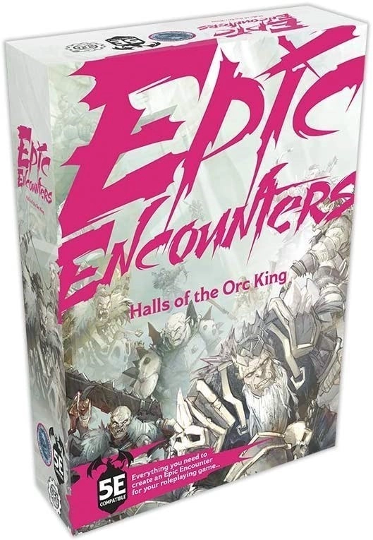 Настольная игра Эпические столкновения: Чертоги Короля Орков (Epic Encounters: Halls of the Orc King) (EN), бренду Steamforged Games Ltd. - KUBIX