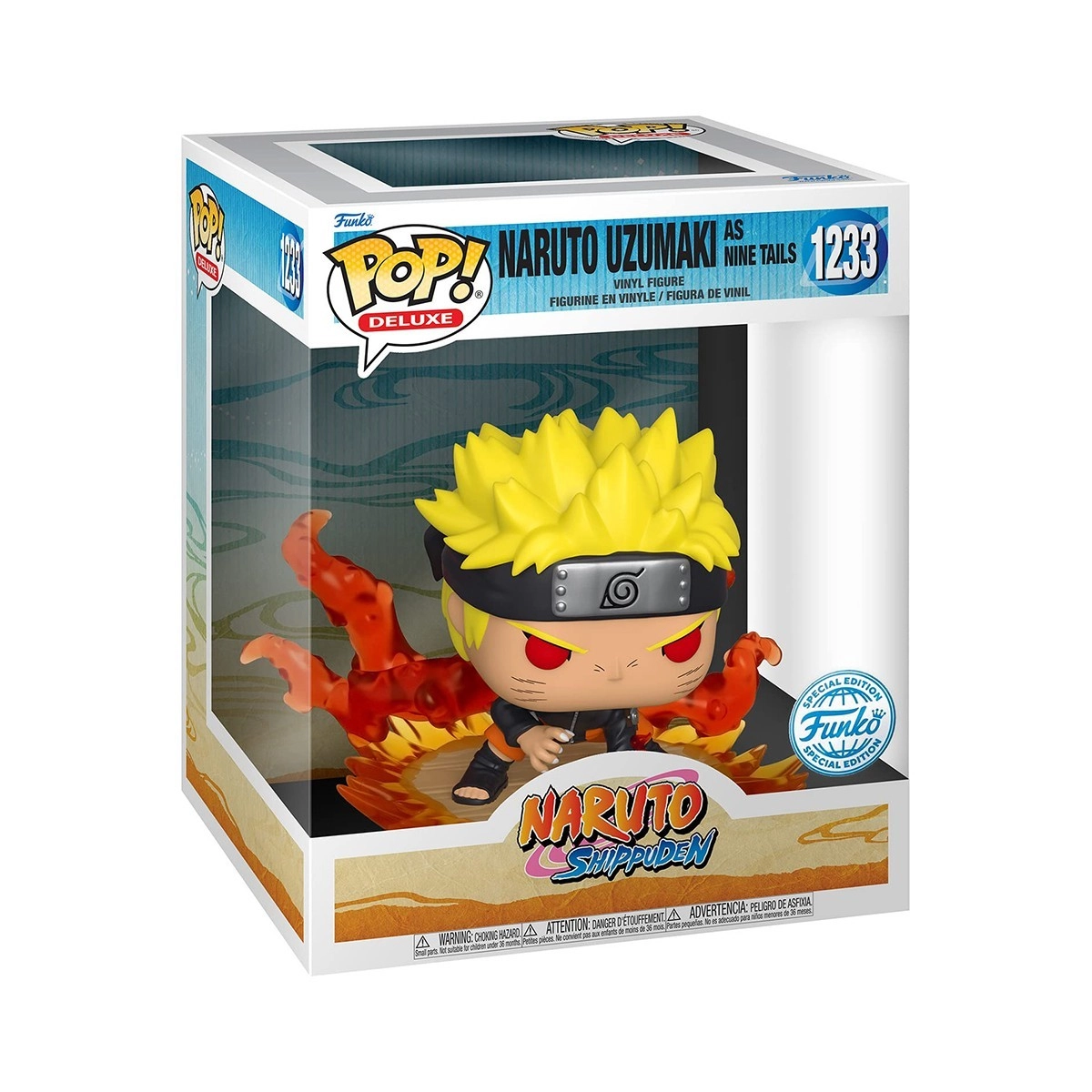 Игровая фигурка FUNKO POP! НАРУТО ДЕВЯТЬ ХВОСТОВ (Naruto Uzumaki with Nine Tails) Naruto: #1233, бренду Funko - 4 - KUBIX 