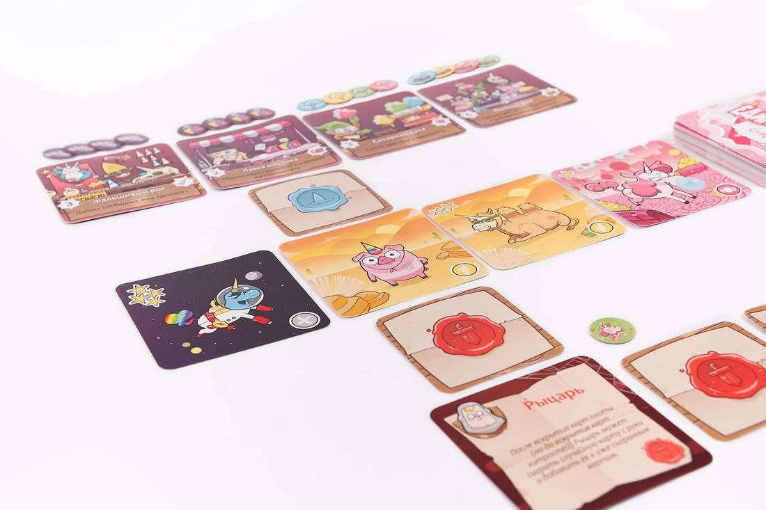 Настольная игра Охота на единорогов (Hunting for unicorns) (RU), бренду Fun Games Shop, для 2-4 гравців, час гри < 30мин. - 5 - KUBIX 
