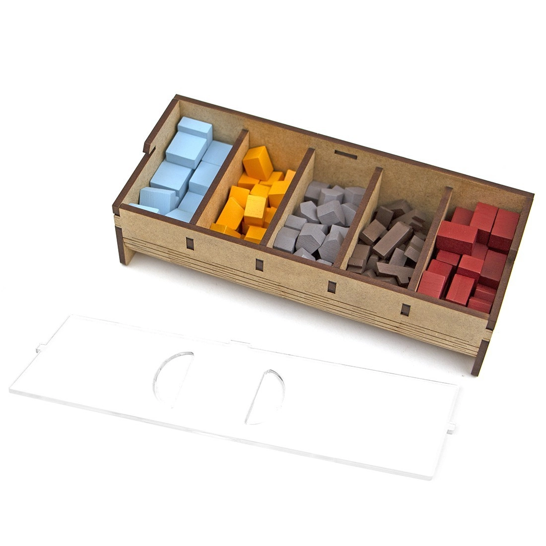 Органайзер для настольной игры Архитекторы Западного Королевства (Organizer for boardgame Architects of the West Kingdom), бренду Tower Rex - 6 - KUBIX 
