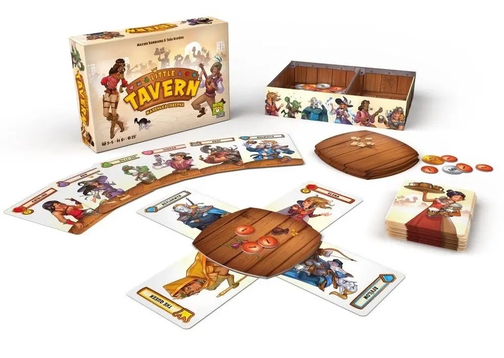 Настольная игра Маленькая таверна (Little Tavern), бренду Бельвиль, для 3-5 гравців, час гри < 30мин. - 4 - KUBIX 