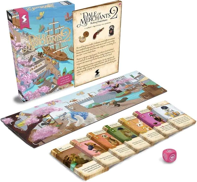 Настільна гра Долина Крамарів 2: Ера майстрів торгівлі (Dale of Merchants 2 The era of trade masters), бренду Games 7Days, для 2-4 гравців, час гри < 30хв. - 2 - KUBIX 