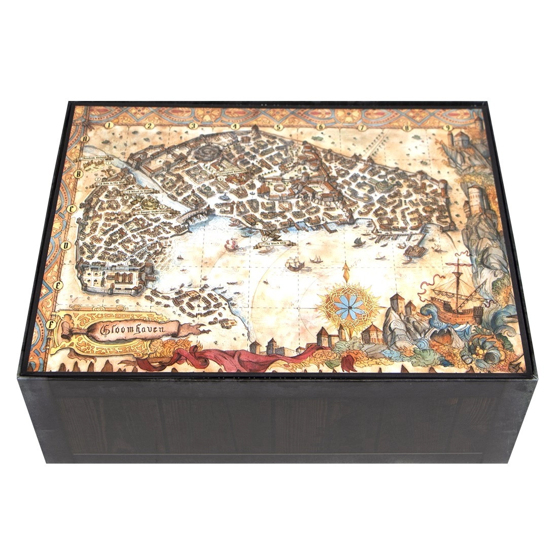 Органайзер для настольной игры Глумхейвен: Челюсти Льва (Organizer for boardgame Gloomhaven: Jaws of the Lion (Redesign)), бренду Tower Rex - 2 - KUBIX 
