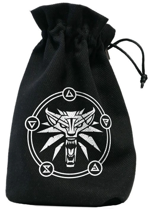 Мешок The Witcher Dice Pouch. Джералт - Школа Волка, бренду Q-Workshop - KUBIX