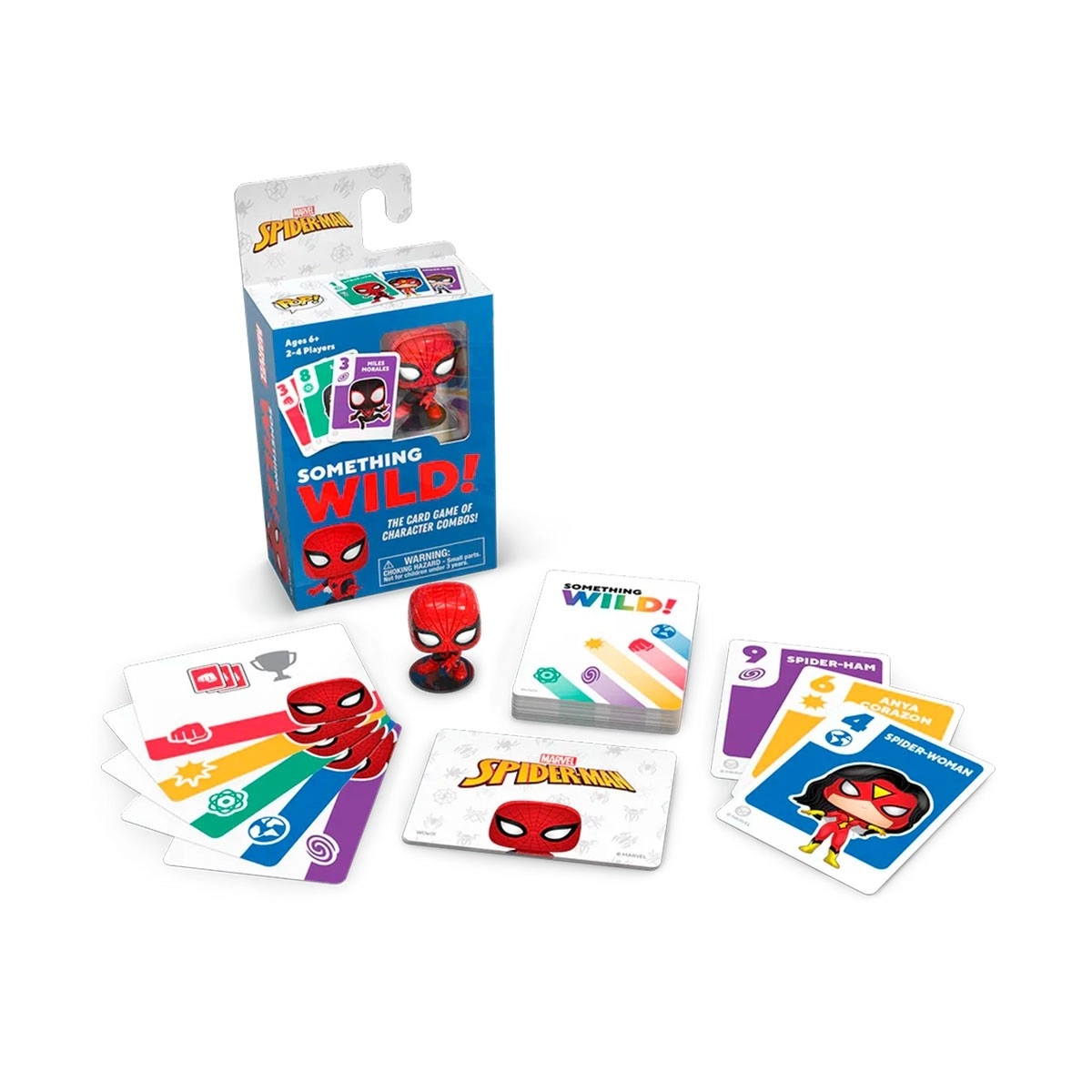 Настольная игра Funko Something Wild: Marvel. Человек-паук, бренду Funko, для 2-4 гравців, час гри < 30мин. - 2 - KUBIX 