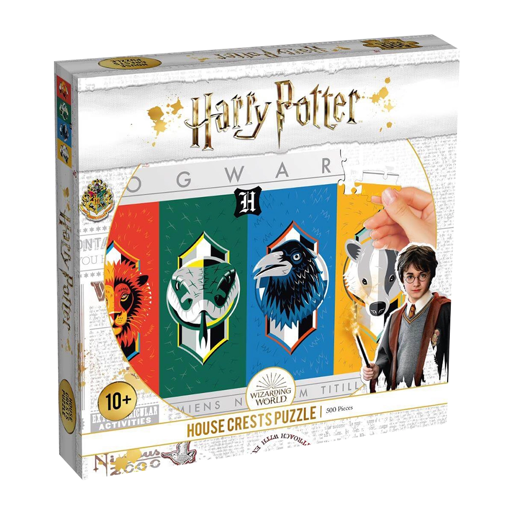 Пазл HARRY POTTER House Crests (Гарри Поттер) (500 шт.) - KUBIX