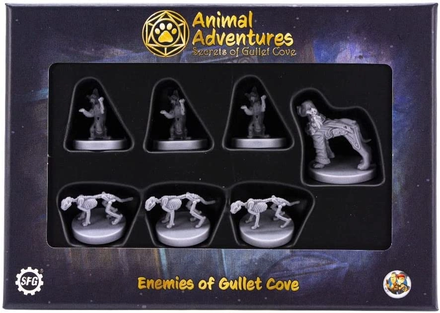 Настольная игра Animal Adventures: Враги Залива Глотки, бренду Steamforged Games Ltd. - KUBIX