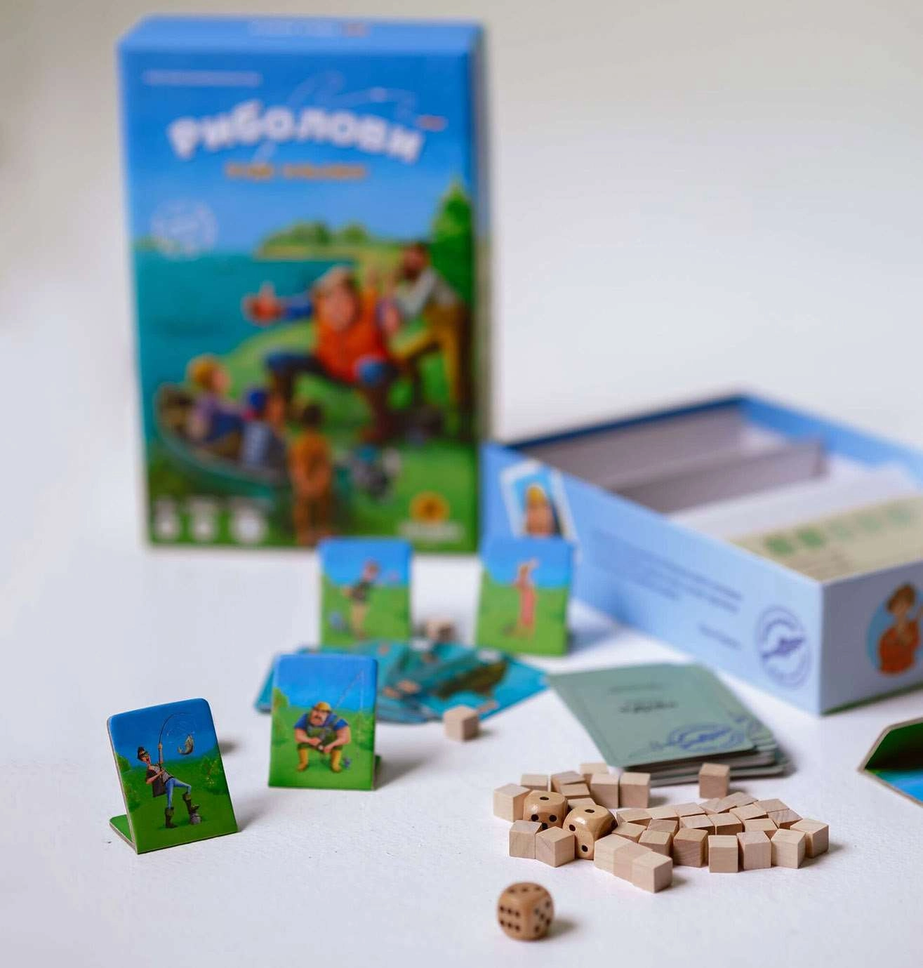 Настольная игра Рыболовы, бренду Така Мака, для 2-6 гравців, час гри < 30мин. - 3 - KUBIX 