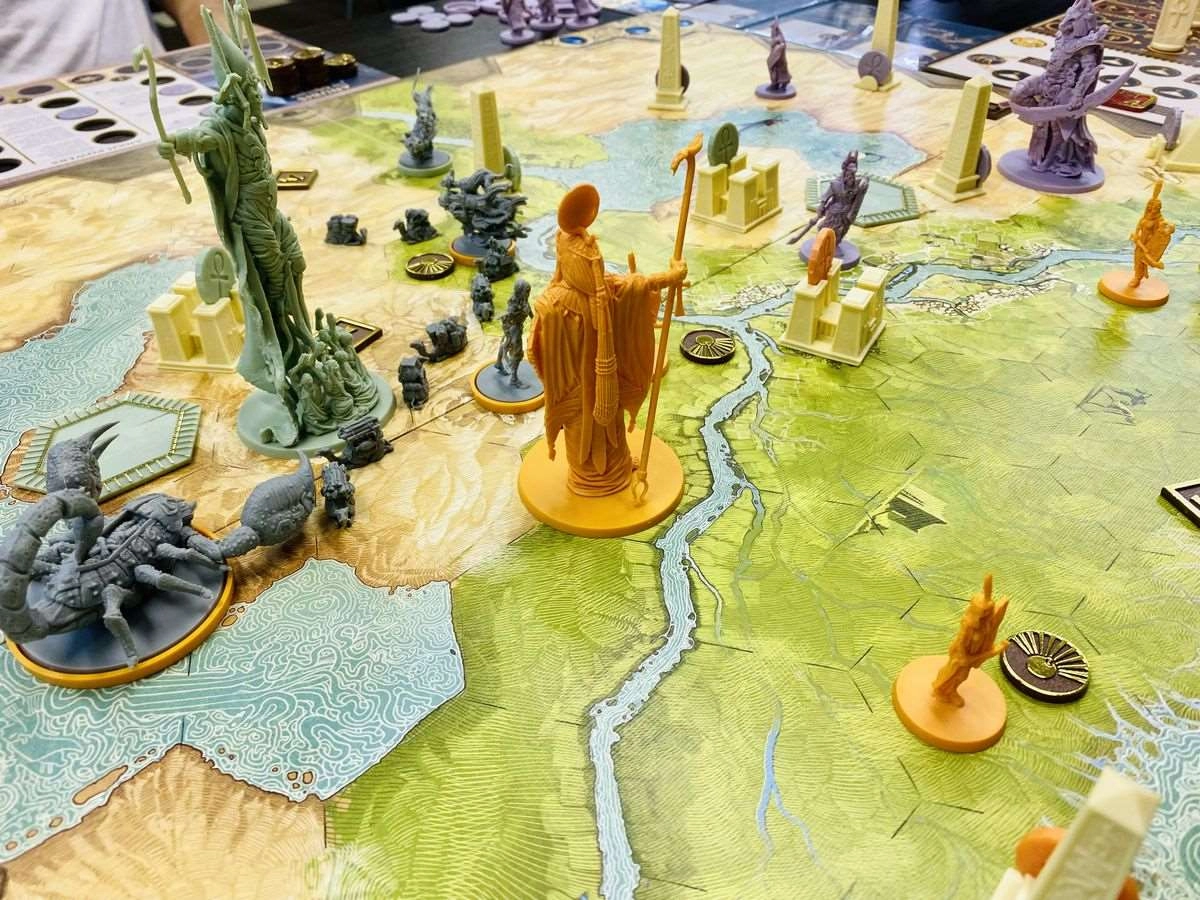 Настольная игра Анкх: Боги Египта (Ankh: Gods of Egypt), бренду Woodcat, для 2-5 гравців, час гри > 60мин. - 7 - KUBIX 