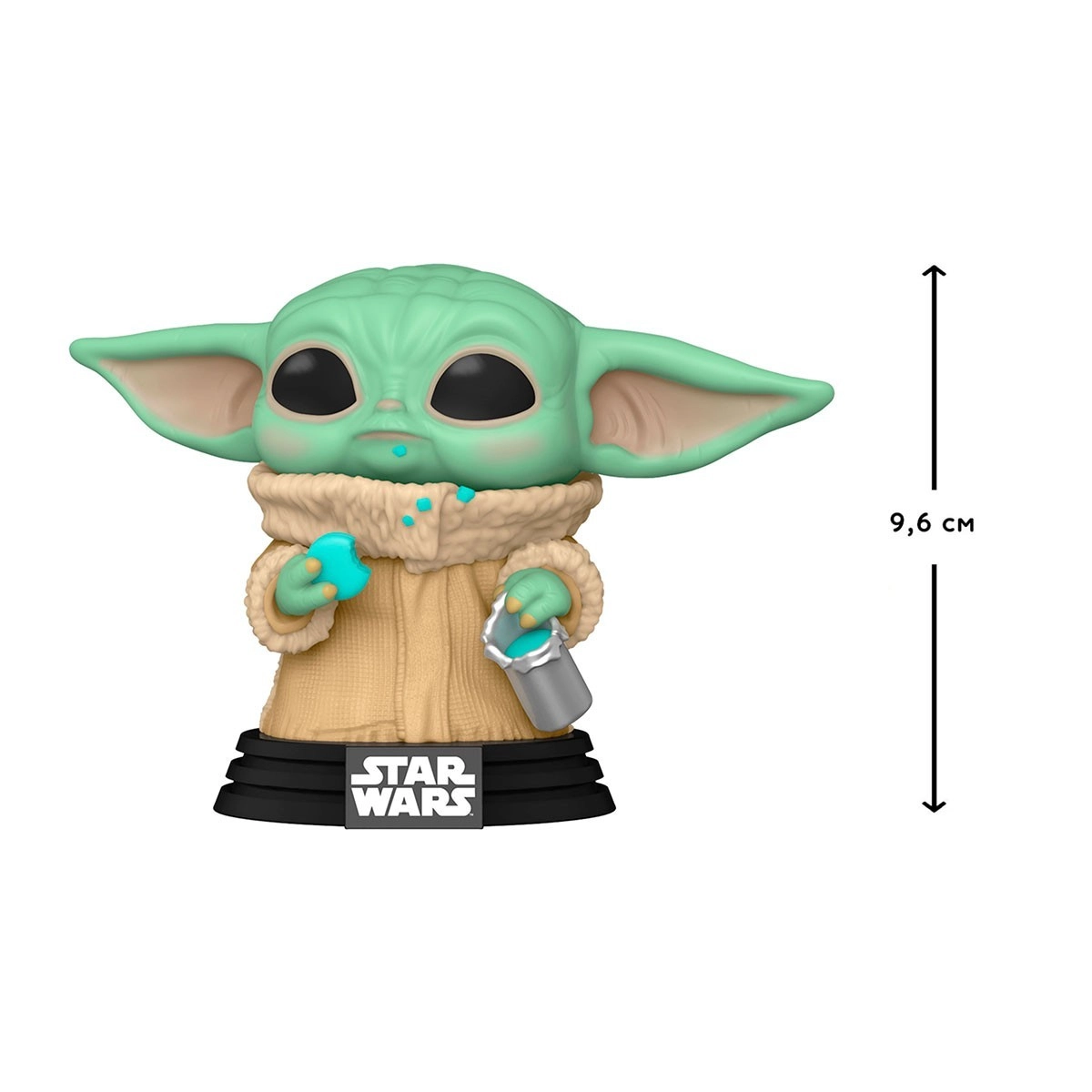 Игровая фигурка FUNKO POP! МАЛЫШ ГРОГУ С ПЕЧЕНЬЕМ (Grogu with cookies) Star Wars #465, бренду Funko - 2 - KUBIX 