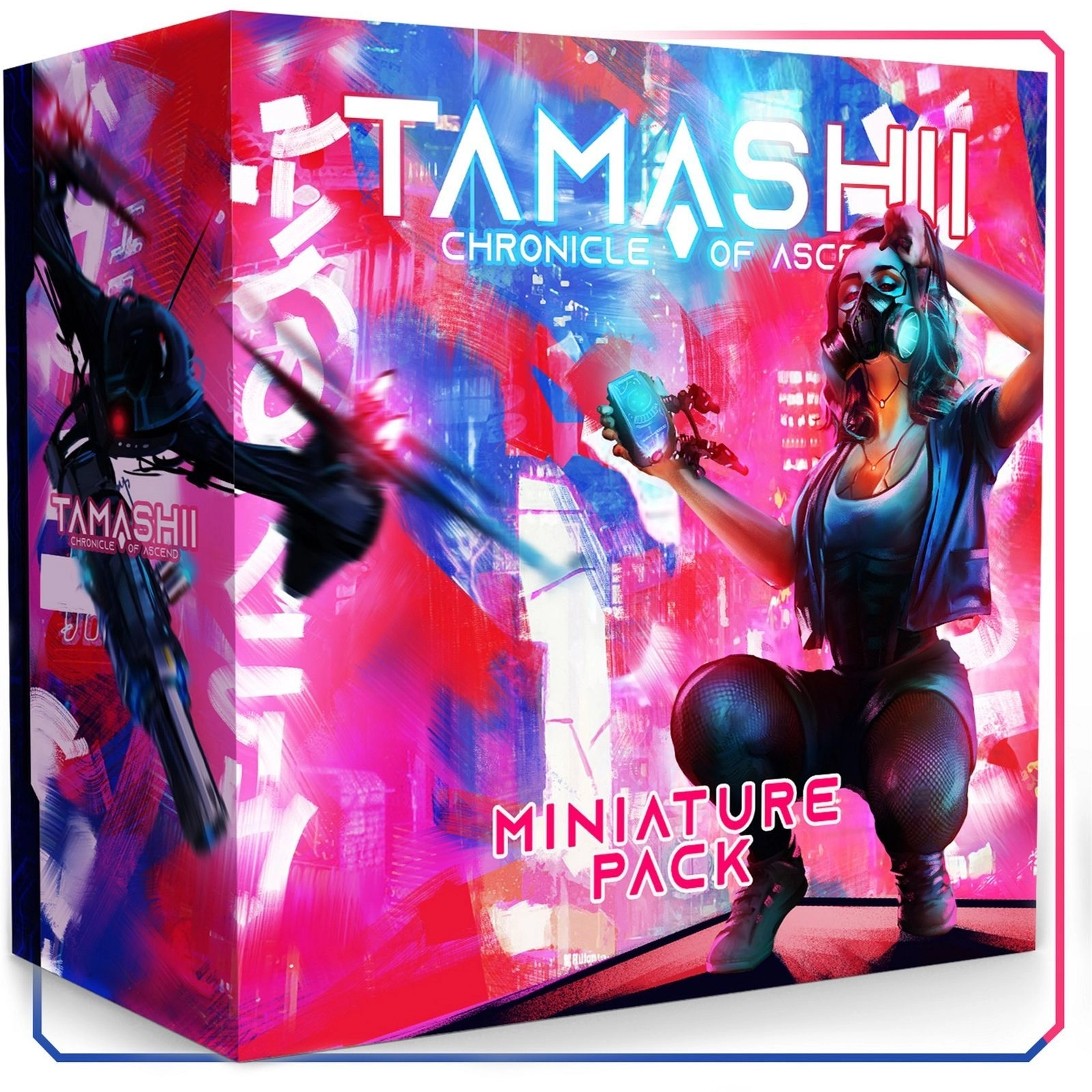 Настольная игра Тамашии: Хроника Восхождение Миниатюры для игры (Tamashii: Edgerunners), бренду Игровая Мастерская - KUBIX