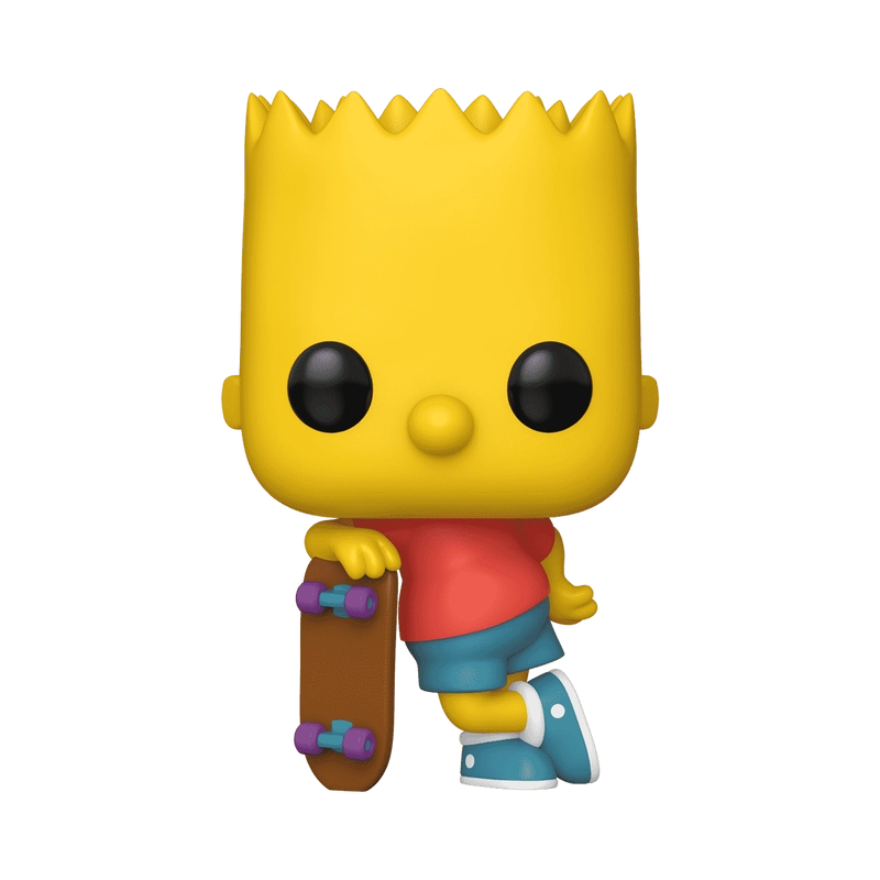 Игровая фигурка FUNKO POP! Барт на скейтборде (Bart with Skateboard) Симпсоны #1652, бренду Funko - 2 - KUBIX 