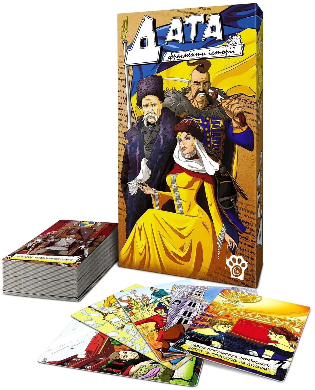 Настольная игра Дата. Фрагменты истории (Date: Fragments of History) , бренду Woodcat, для 2-4 гравців, час гри < 30мин. - 2 - KUBIX 