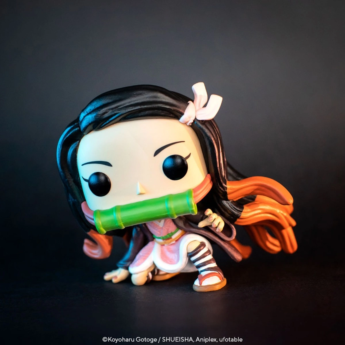 Игровая фигурка FUNKO POP! НЭЗУКО КАМАДО (Nezuko Kamado) Demon Slayer: #868, бренду Funko - 4 - KUBIX 