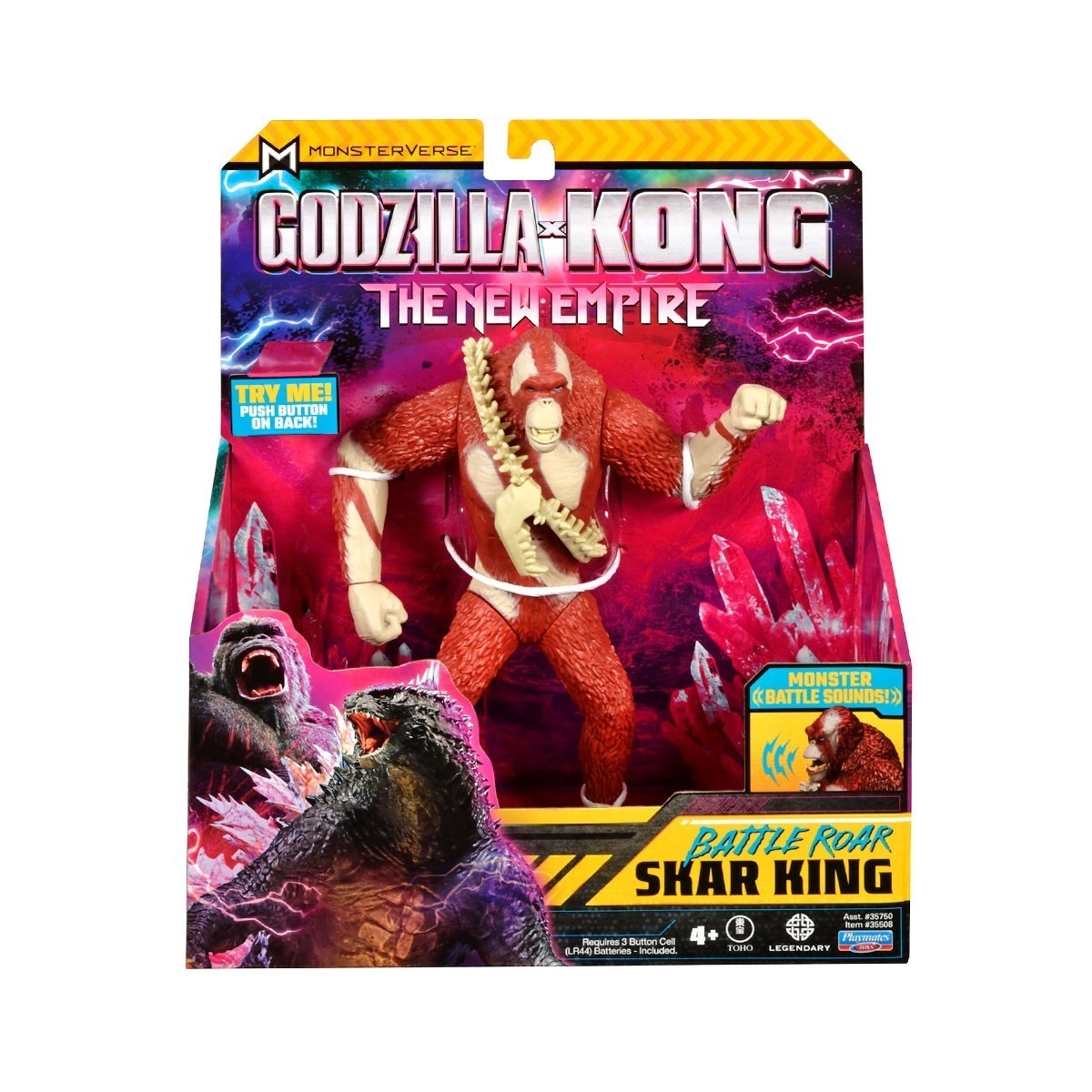 Фигурка GODZILLA X KONG – СКАР КИНГ ГОТОВ К БОЮ (18 см), бренду MonsterVerse - 3 - KUBIX 