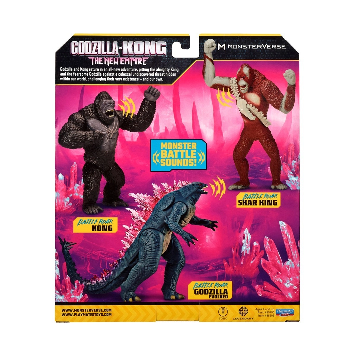 Фігурка GODZILLA X KONG – ҐОДЗІЛЛА ГОТОВА ДО БОЮ (18 cm), бренду MonsterVerse - 5 - KUBIX 