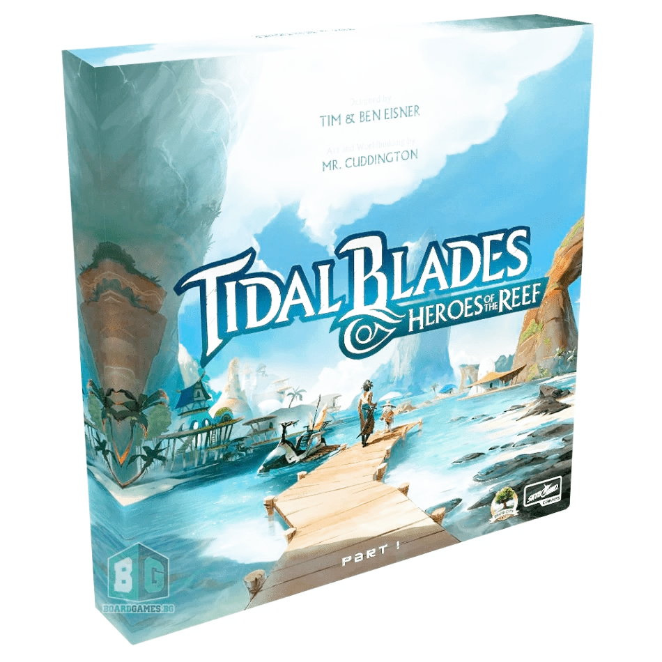 Настільна гра Tidal Blades Heroes of the Reef (Припливні леза Герої Рифа) (EN), для 1-4 гравців, час гри > 60хв. - KUBIX