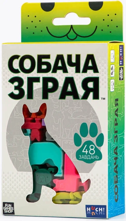Настольная игра Собачья стая. Игра - головоломка, бренду Fun Games Shop, для 1-4 гравців, час гри < 30мин. - KUBIX