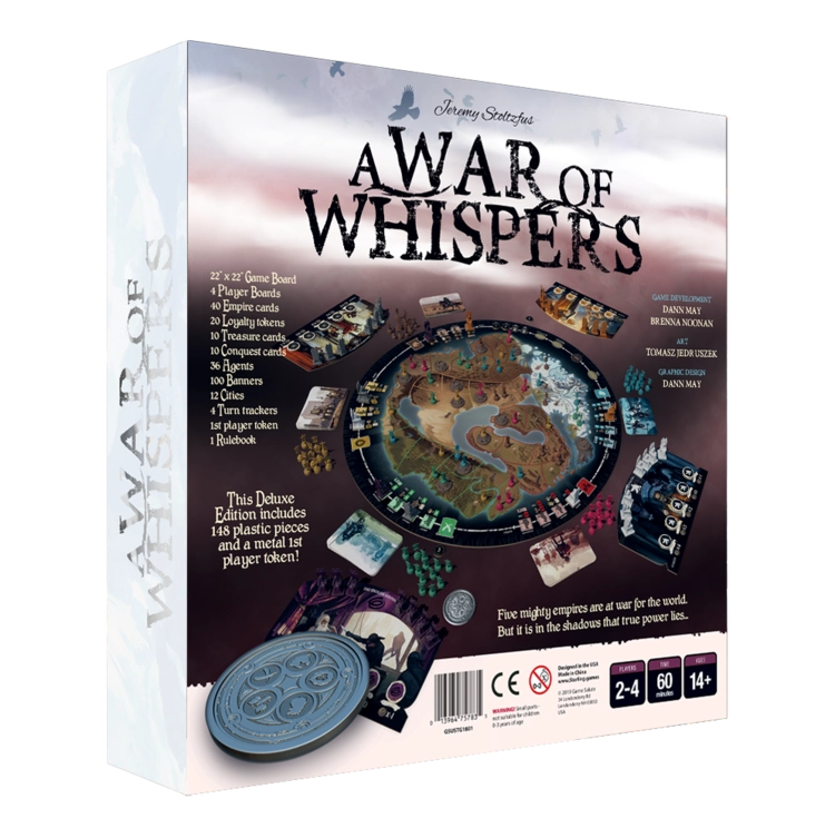 Настільна гра War of Whispers: Standard 2nd Edition (Війна пошепки) (EN), для 2-4 гравців, час гри < 30хв. - 2 - KUBIX 