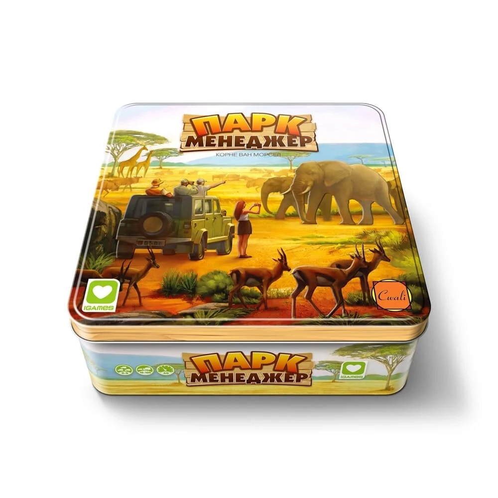 Настільна гра Парк Менеджер (Habitats), бренду IGAMES, для 1-5 гравців, час гри < 30хв. - 3 - KUBIX 
