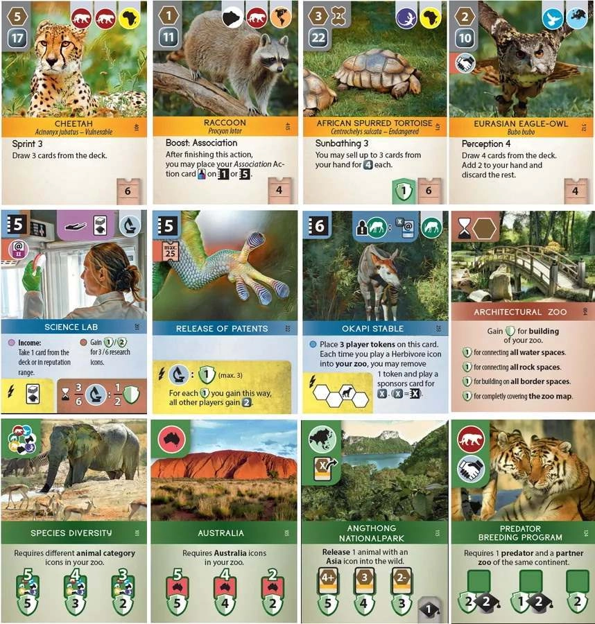 Новый Ковчег (Ark Nova) (EN), для 1-4 гравців, час гри > 60мин. - 9 - KUBIX 