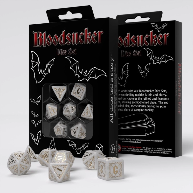 Набір кубиків Bloodsucker Immortal Dice Set (7), бренду Q-Workshop - KUBIX