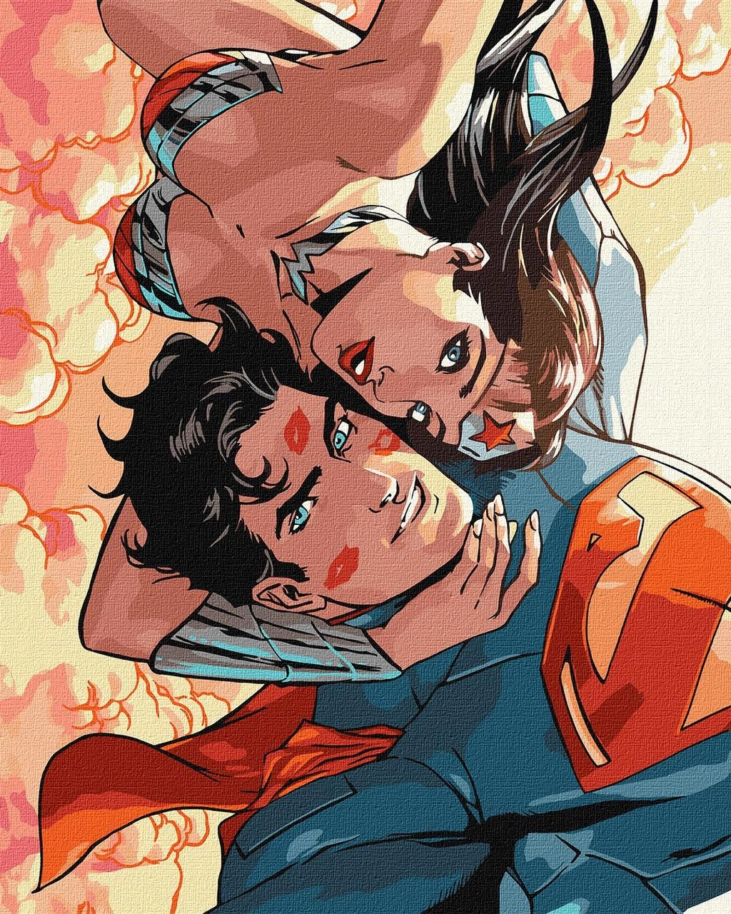 Картина по номерам Wonder Woman (40х50 см), бренду Идейка - KUBIX