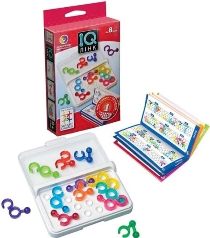 Настольная игра IQ Линк (IQ Link), бренду Smart Games, для 1-1 гравців, час гри < 30мин. - 5 - KUBIX 
