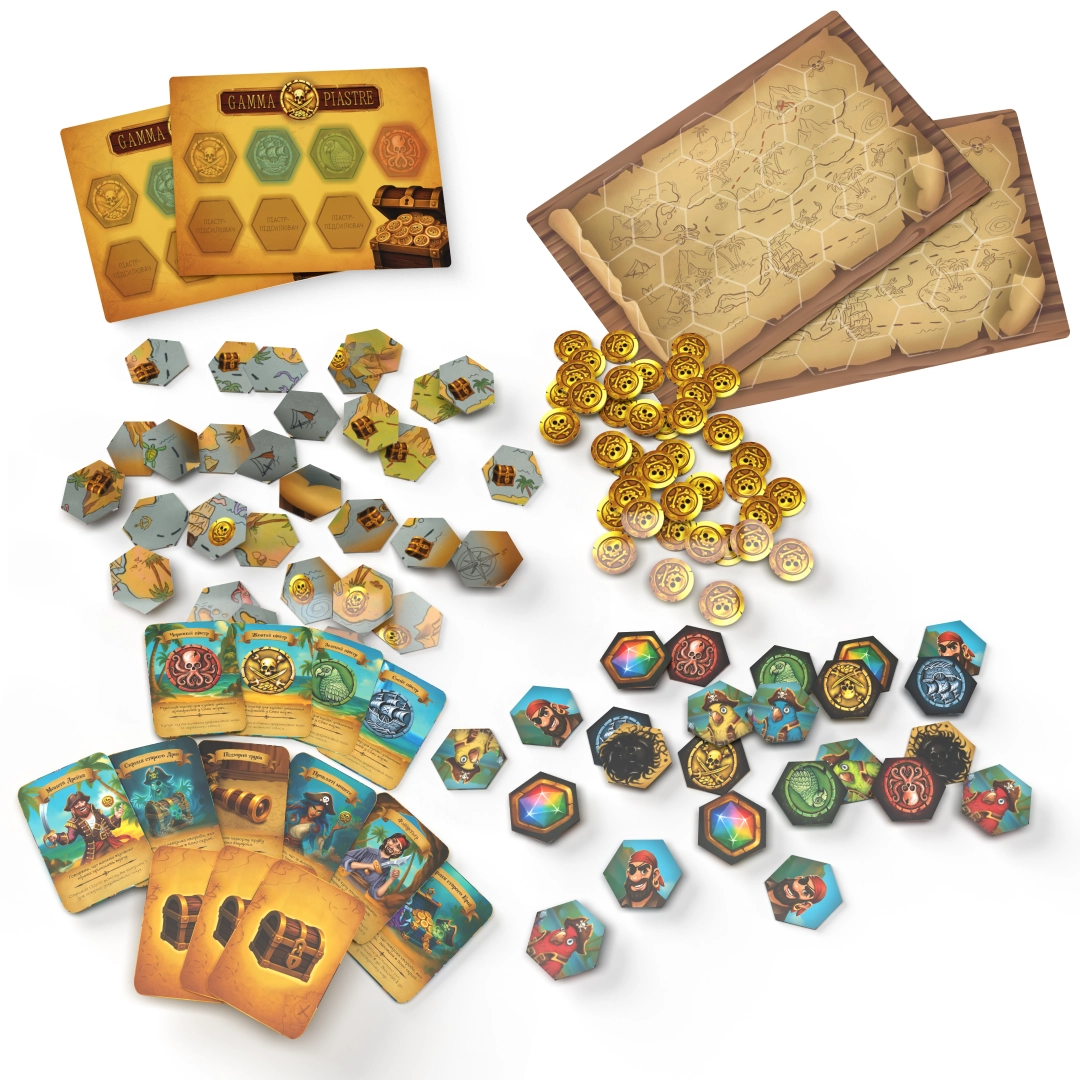 Настольная игра Gamma Piastre, бренду Playdoca, для 2-2 гравців, час гри < 30мин. - 6 - KUBIX 