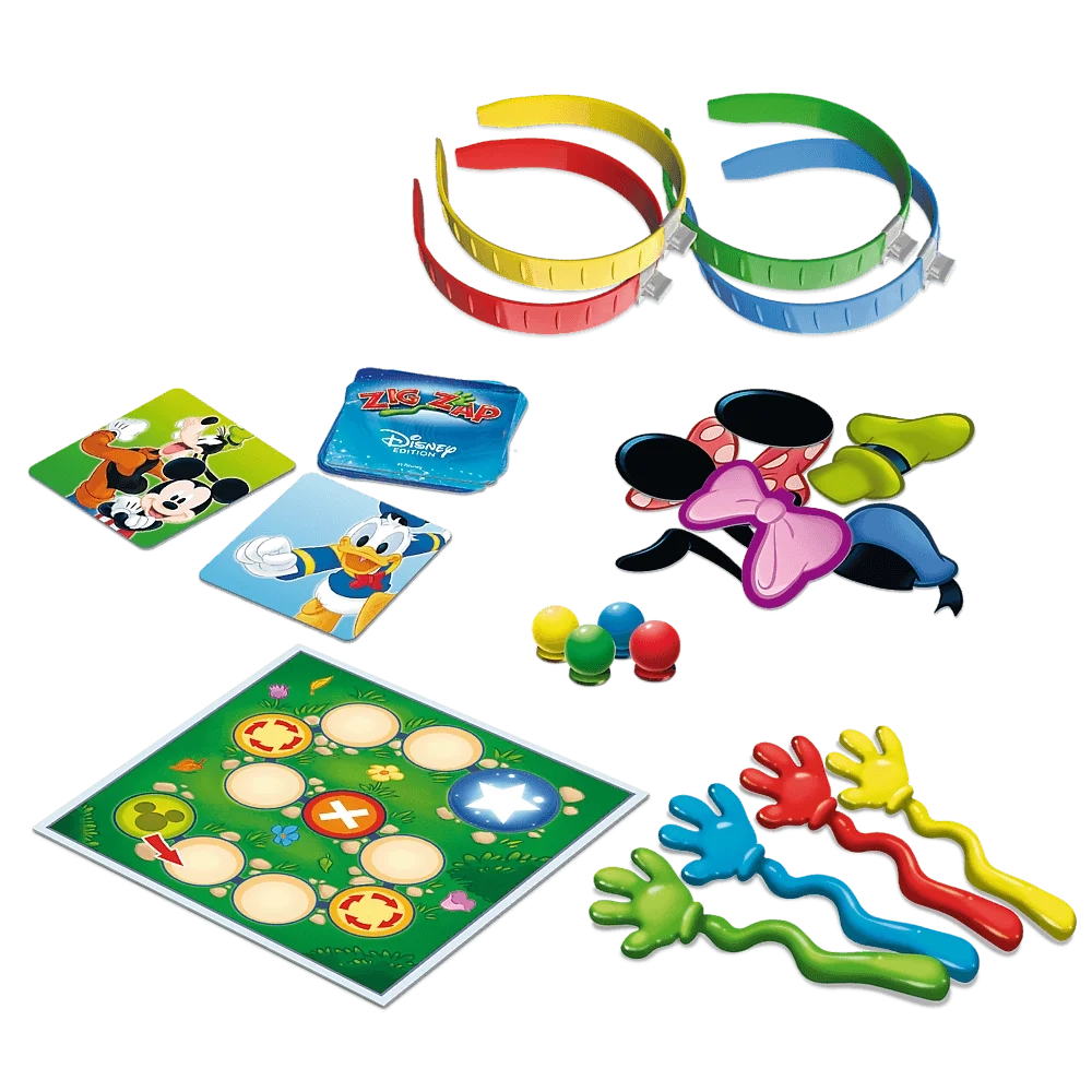 Настольная игра Зиг - Зап. Дисней (Zig Zap Disney), бренду Trefl, для 2-4 гравців, час гри < 30мин. - 5 - KUBIX 