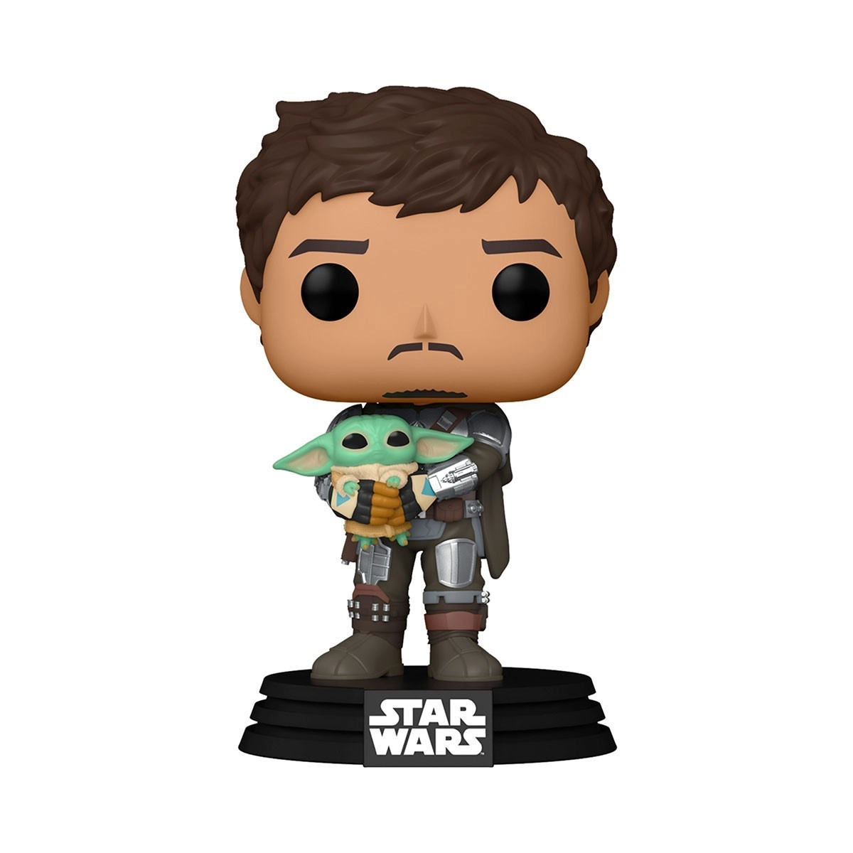 Игровая фигурка FUNKO POP! МАНДАЛОРЕЦ С ГРОГУ (The Mandalorian with Grogu) Star Wars #461, бренду Funko - KUBIX