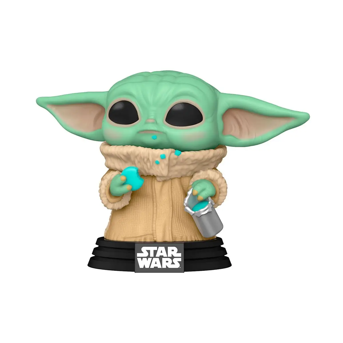 Ігрова фігурка FUNKO POP! МАЛЮК ҐРОҐУ З ПЕЧИВОМ (Grogu with cookies) Star Wars #465, бренду Funko - KUBIX