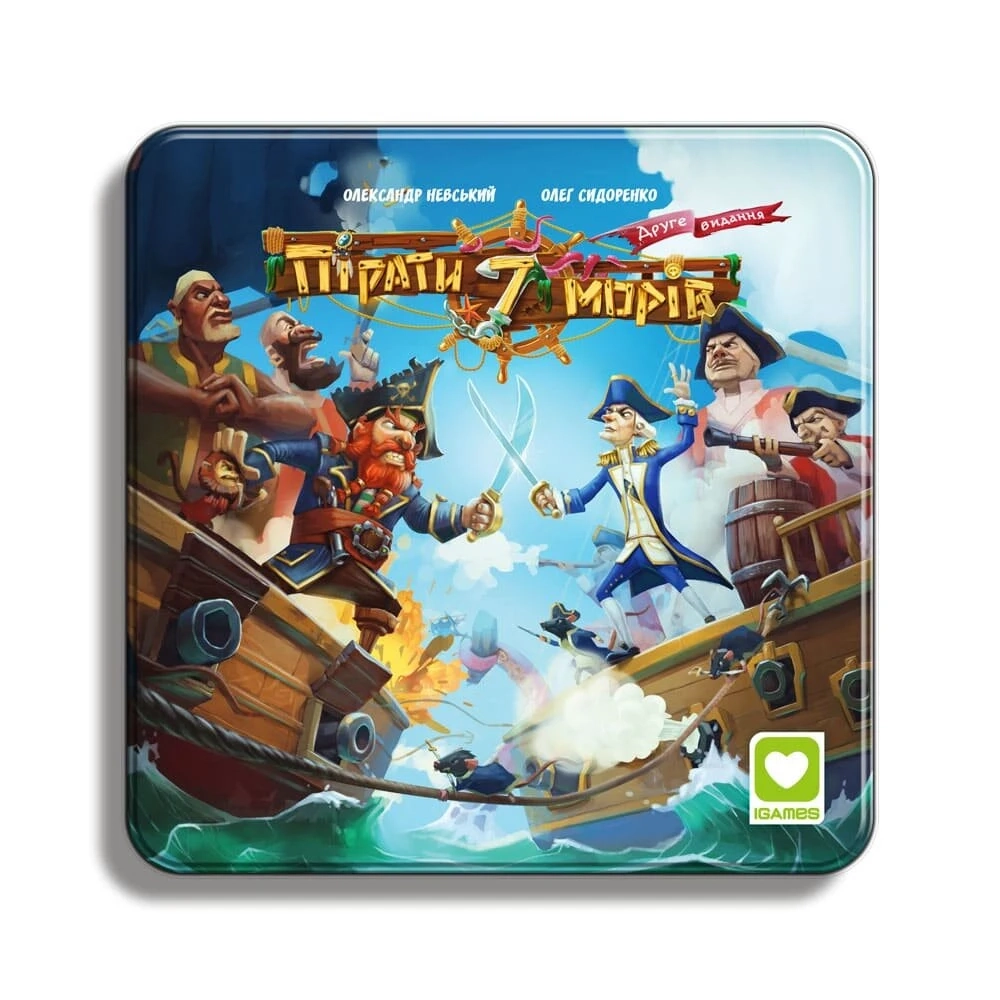 Настольная игра Пираты 7 Морей (Pirates of the 7 Seas), бренду IGAMES, для 2-4 гравців, час гри < 60мин. - 5 - KUBIX 